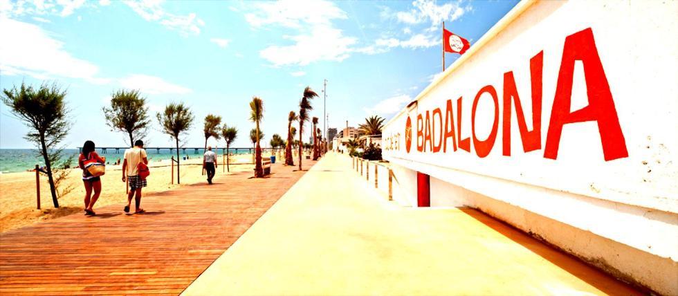Barcelona Badalona Playa Terraza Lejlighed Eksteriør billede